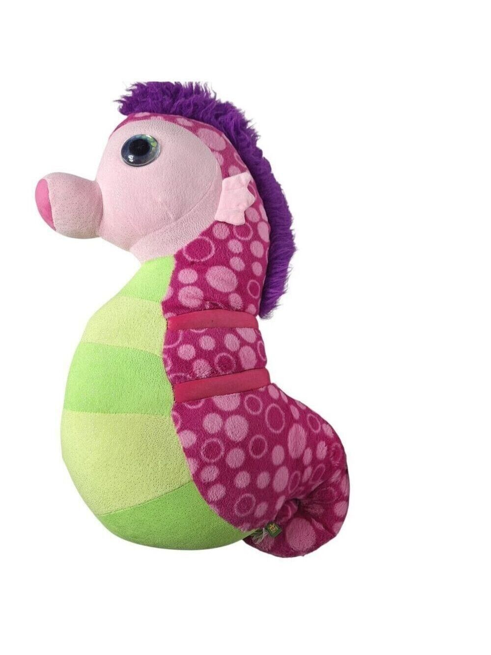 Wild Republic Seahorse Plush Pink Purple 30 Inch